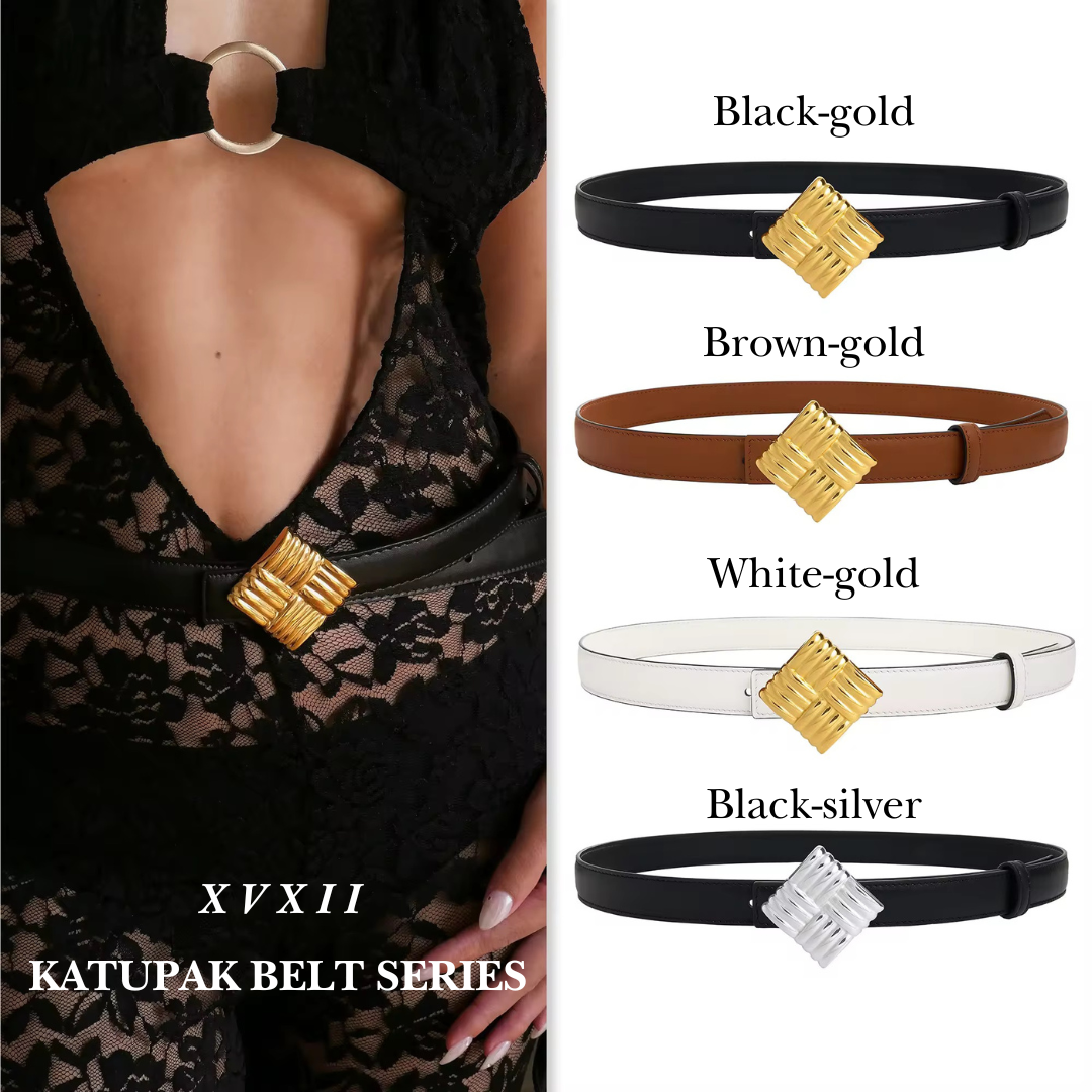 Ketupat buckle belts