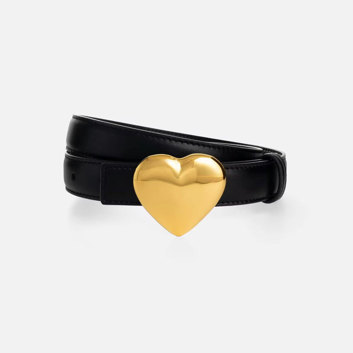 Heart buckle belts