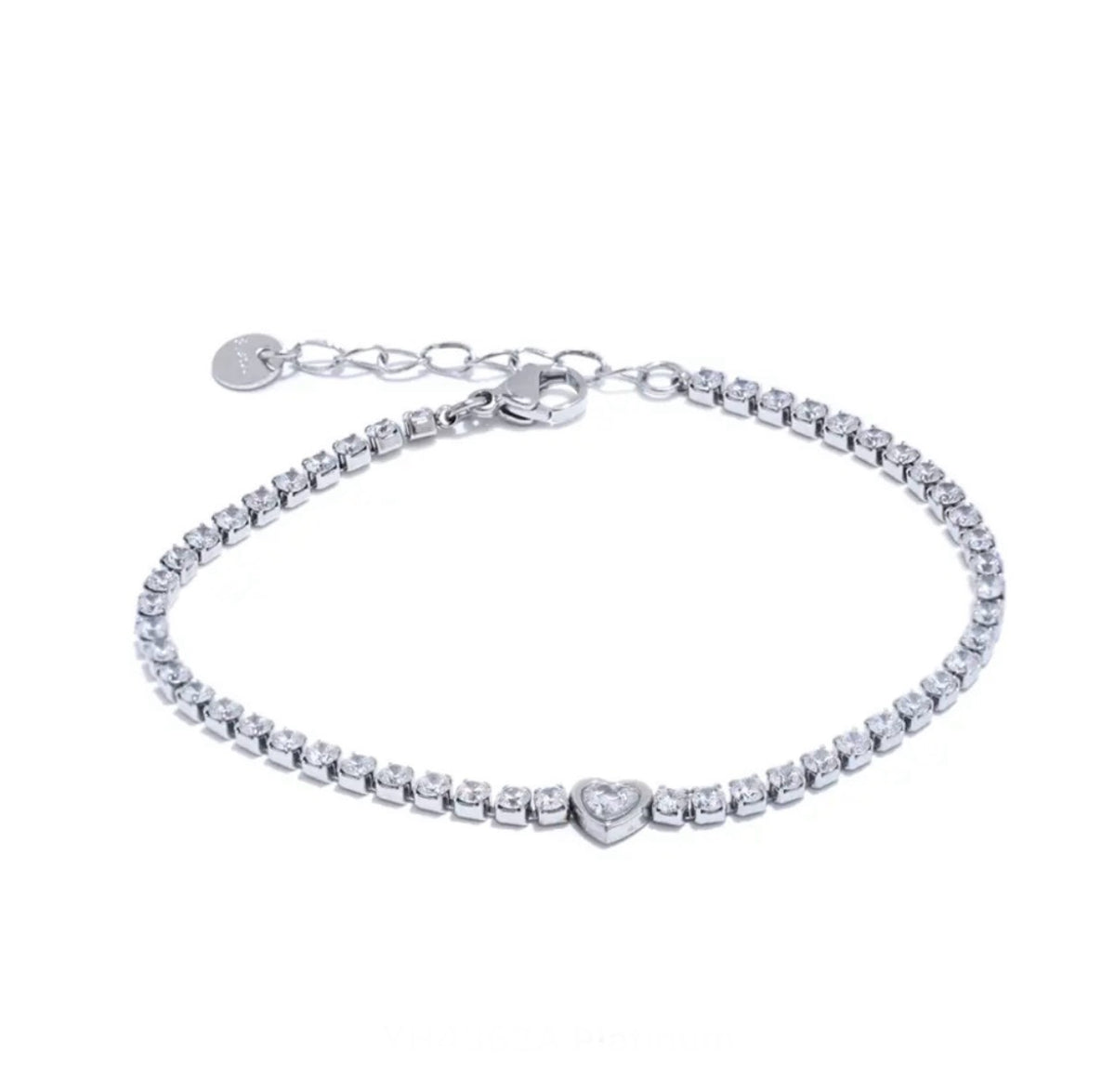 Love tennis bracelet