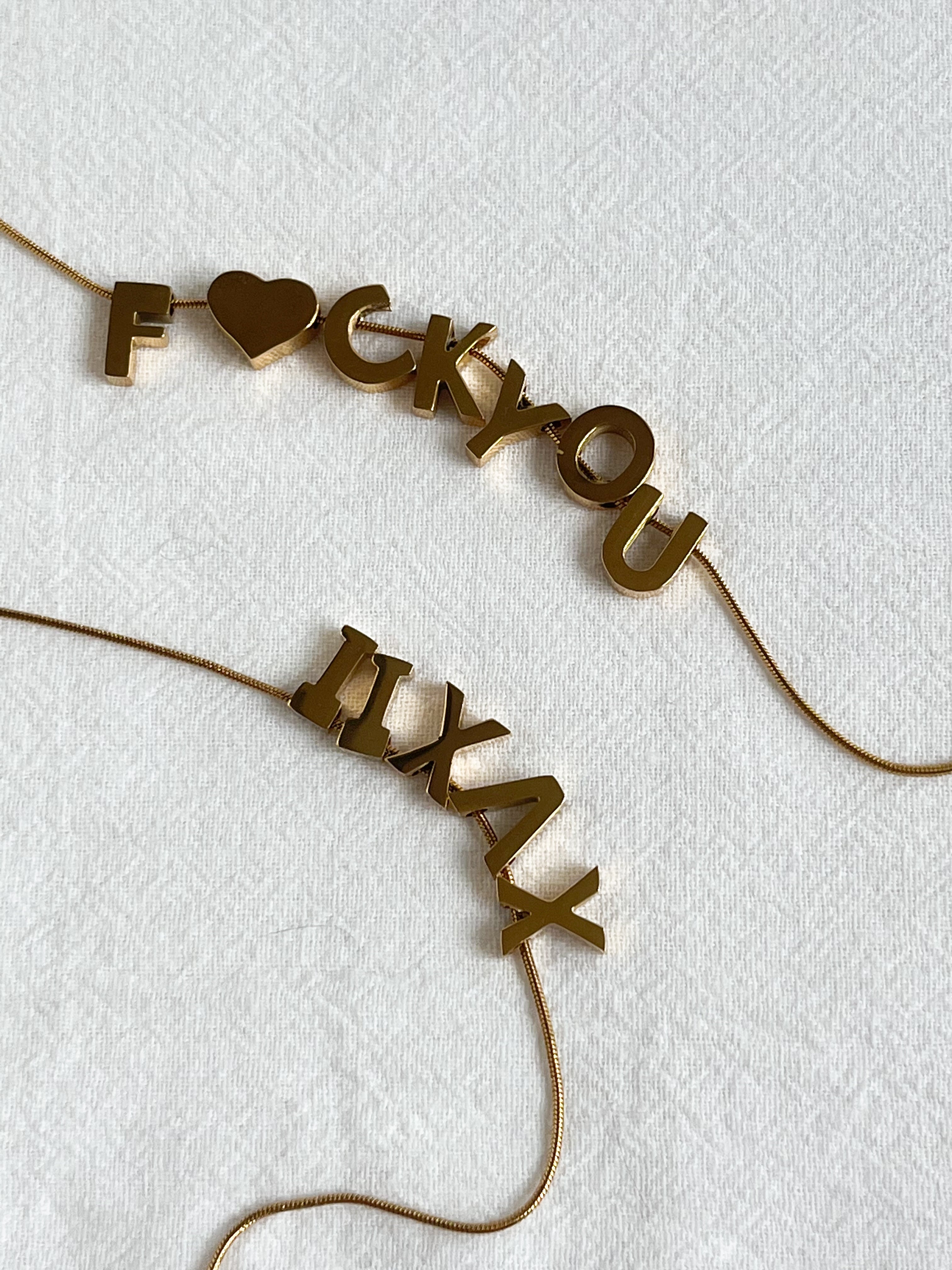 Custom deals word pendant