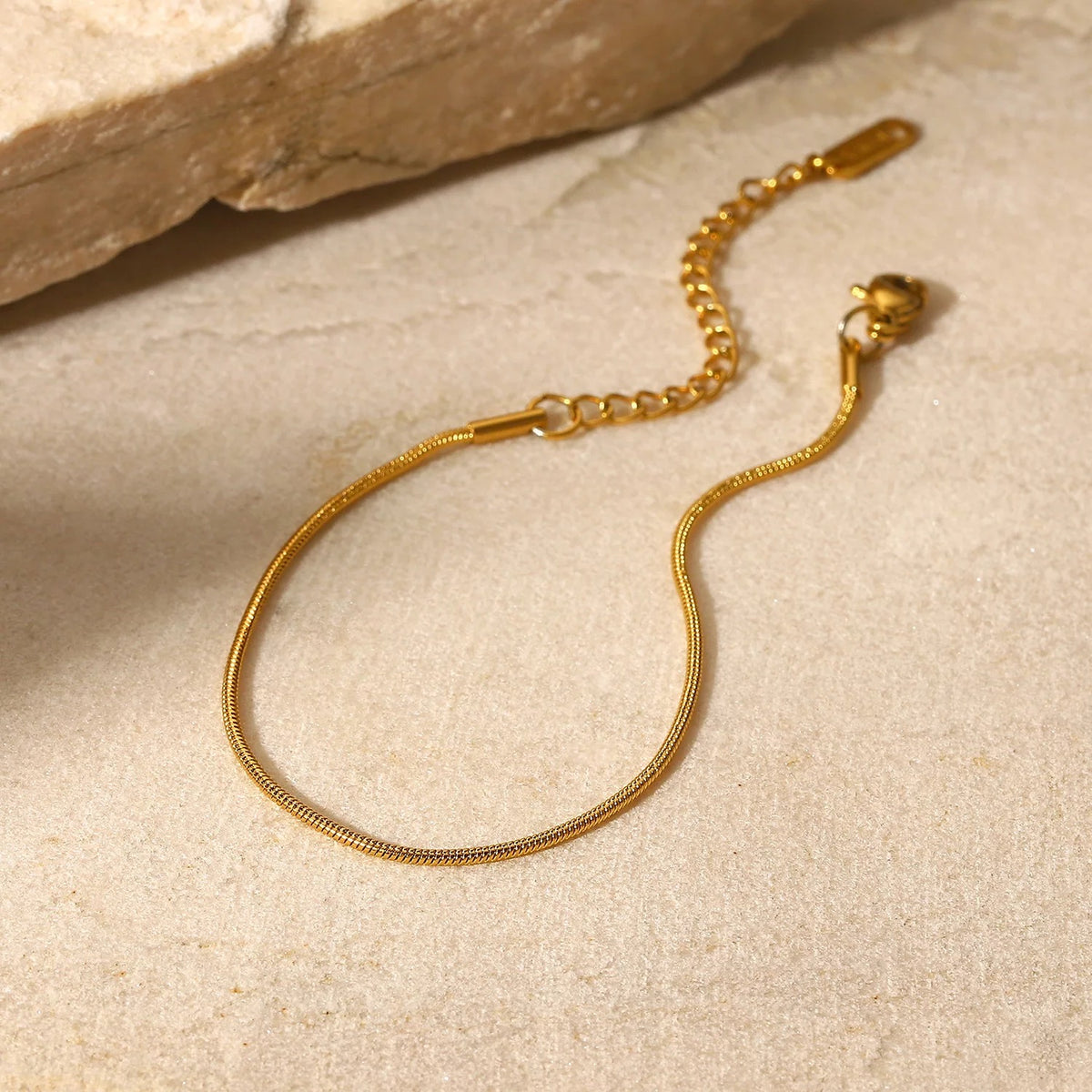 Thin snake bracelet